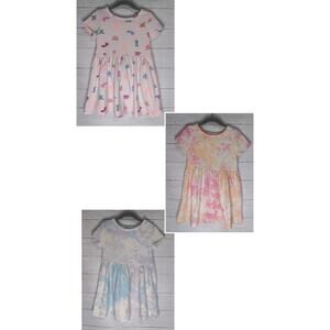 Bundle Of Three Cat & Jack Girls Summer Dresses- Size 4T